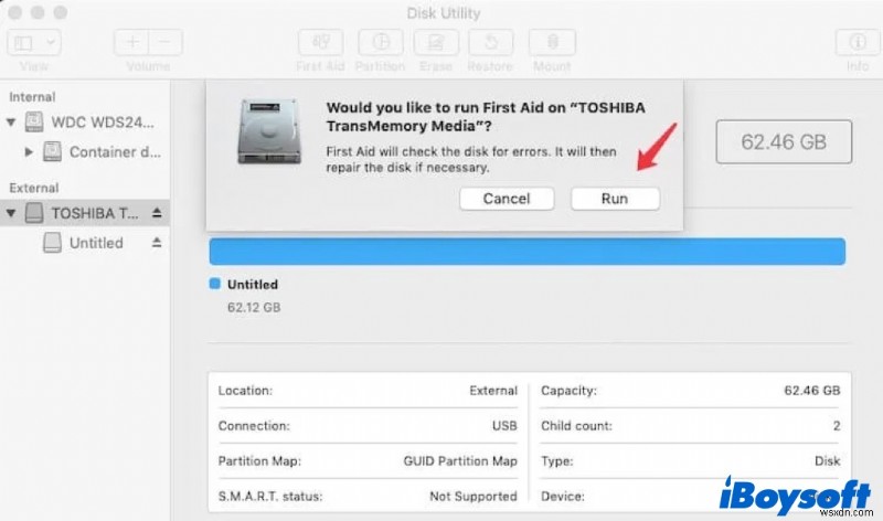 Khắc phục lỗi  Unable to Set Startup Disk  trong quá trình cài đặt macOS 