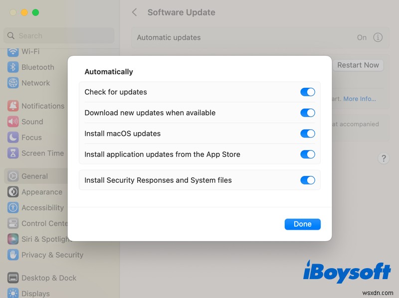 Giải quyết lỗi  Bản cập nhật chưa được cài đặt  trên macOS:Hướng dẫn từng bước 