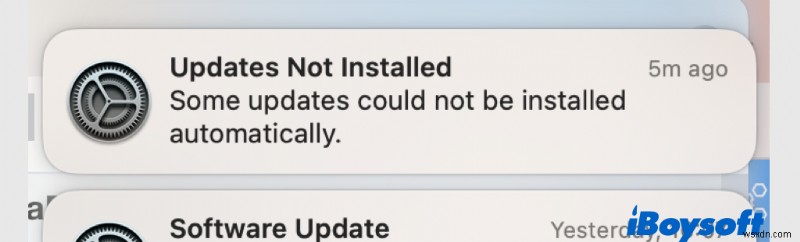 Giải quyết lỗi  Bản cập nhật chưa được cài đặt  trên macOS:Hướng dẫn từng bước 