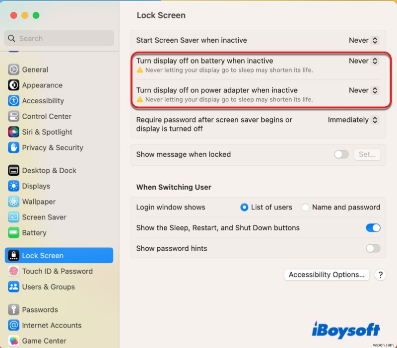 Cách khắc phục  WindowServer thoát bất ngờ  trên macOS Ventura/Monterey 
