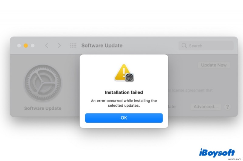 Khắc phục lỗi Không thể cá nhân hóa bản cập nhật phần mềm trên máy Mac M1 chạy macOS Sequoia