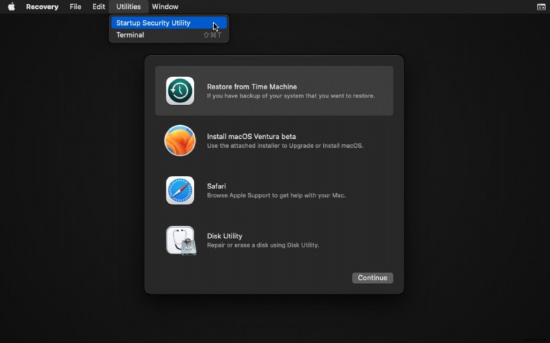 Cách khôi phục chế độ khôi phục macOS Ventura khi bị thiếu 