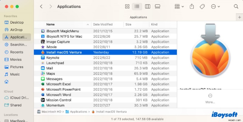 Cách cài đặt macOS Ventura trên một phân vùng riêng:Hướng dẫn từng bước