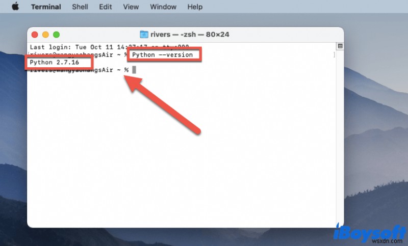 Từng bước:Cài đặt Python mới nhất trên máy Mac của bạn như một chuyên gia 