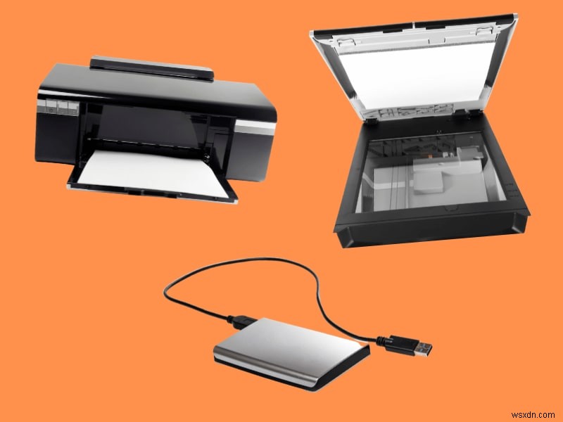 Khắc phục sự cố thường gặp của thiết bị bên ngoài:Máy in, máy quét và ổ cứng 