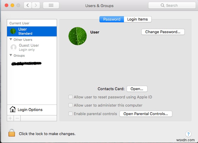 Cách khôi phục quyền quản trị viên sau khi đổi tên người dùng máy Mac của bạn trên High Sierra 10.13 