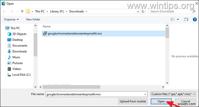 Triển khai Chrome hoặc bất kỳ ứng dụng LoB nào trên các thiết bị Windows đã đăng ký Intune – Hướng dẫn từng bước toàn diện