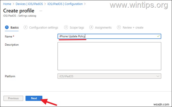 Hướng dẫn từng bước để thiết lập chính sách cập nhật DDM cho thiết bị iOS trong Microsoft Intune