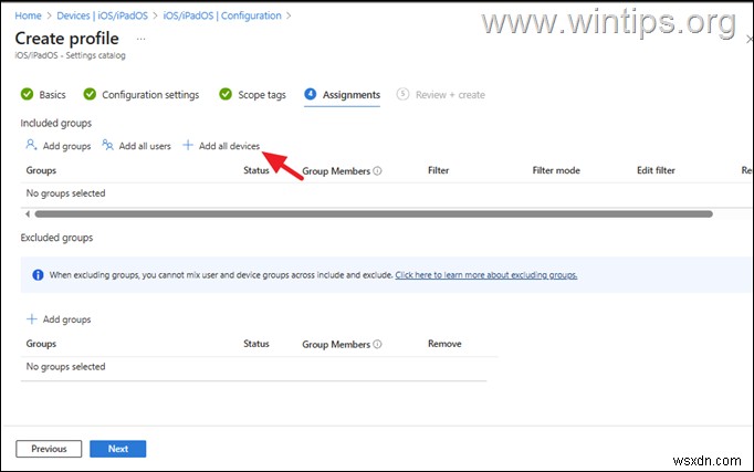 Hướng dẫn từng bước để thiết lập chính sách cập nhật DDM cho thiết bị iOS trong Microsoft Intune