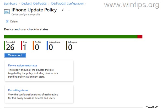 Hướng dẫn từng bước để thiết lập chính sách cập nhật DDM cho thiết bị iOS trong Microsoft Intune