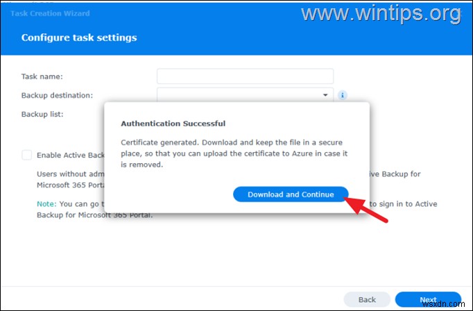 Hướng dẫn miễn phí:Sao lưu an toàn dữ liệu Microsoft 365 vào NAS Synology bằng cách sử dụng Active Backup