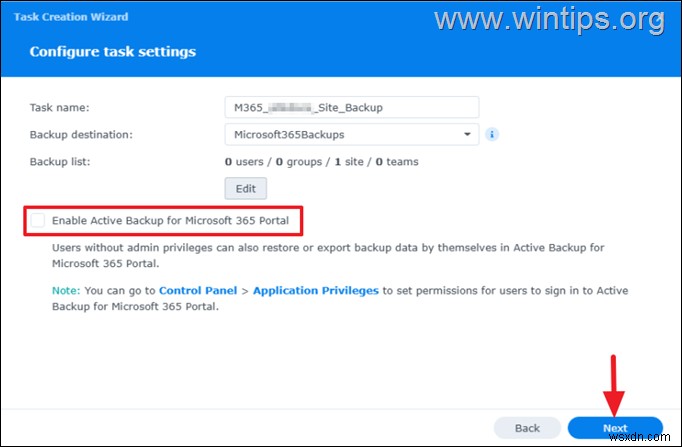Hướng dẫn miễn phí:Sao lưu an toàn dữ liệu Microsoft 365 vào NAS Synology bằng cách sử dụng Active Backup