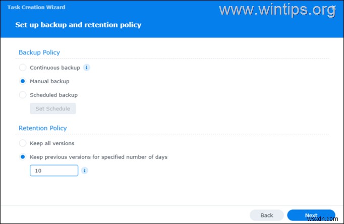 Hướng dẫn miễn phí:Sao lưu an toàn dữ liệu Microsoft 365 vào NAS Synology bằng cách sử dụng Active Backup