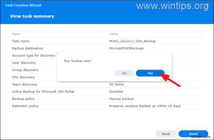 Hướng dẫn miễn phí:Sao lưu an toàn dữ liệu Microsoft 365 vào NAS Synology bằng cách sử dụng Active Backup
