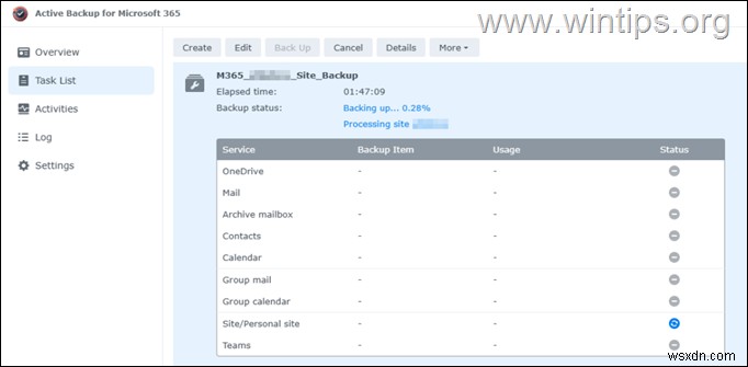 Hướng dẫn miễn phí:Sao lưu an toàn dữ liệu Microsoft 365 vào NAS Synology bằng cách sử dụng Active Backup