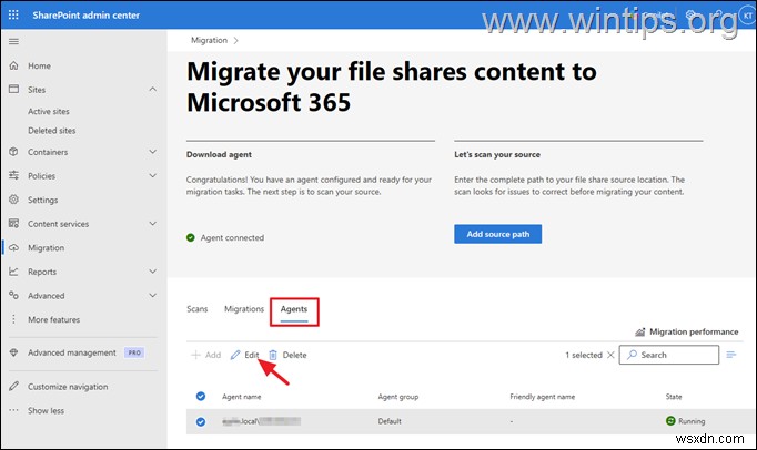 Khắc phục:Giải quyết lỗi  Bộ nhớ tạm thời sắp hết  trong Công cụ di chuyển SharePoint 