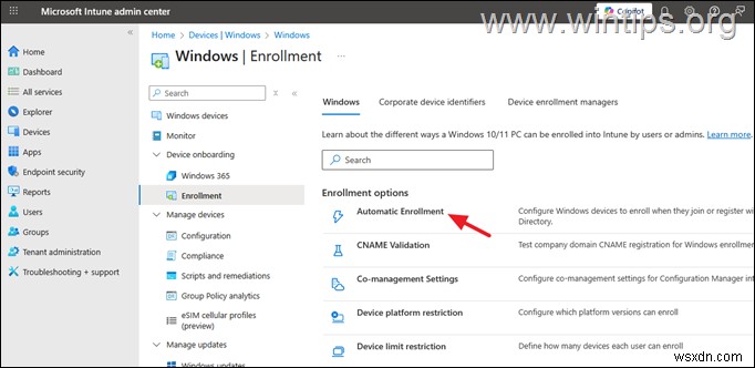Tự động đăng ký thiết bị Active Directory vào Intune thông qua Chính sách nhóm – Microsoft 365 