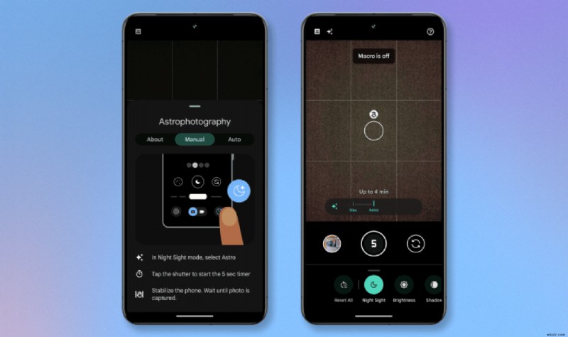 Pixel Camera bổ sung Chế độ chụp ảnh thiên văn thủ công – Chụp sao theo điều khoản của bạn 