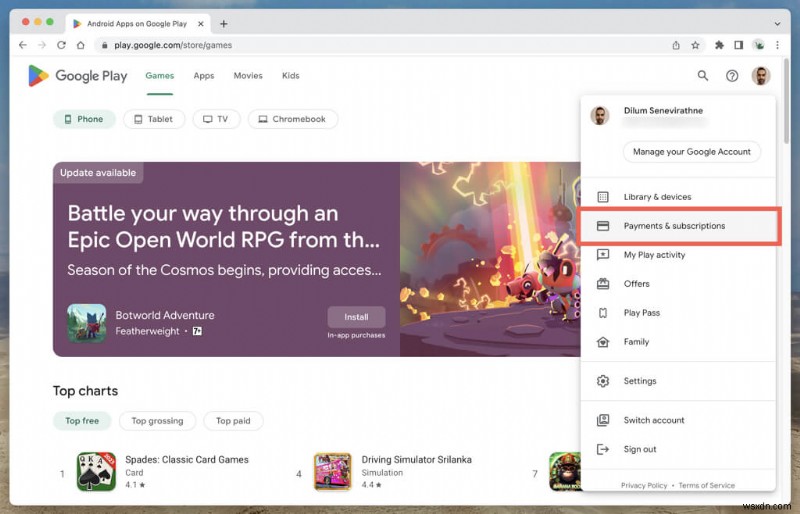 Dễ dàng tạm dừng hoặc hủy đăng ký Google Play của bạn trong 5 bước đơn giản 