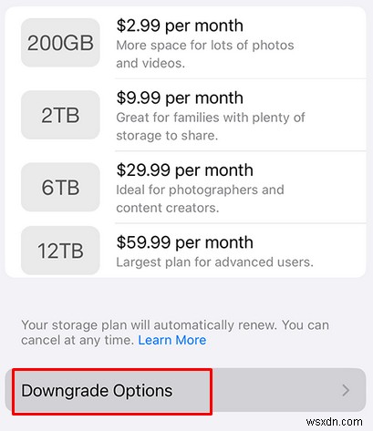 Dễ dàng hạ cấp hoặc hủy gói lưu trữ iCloud của bạn:Hướng dẫn từng bước 