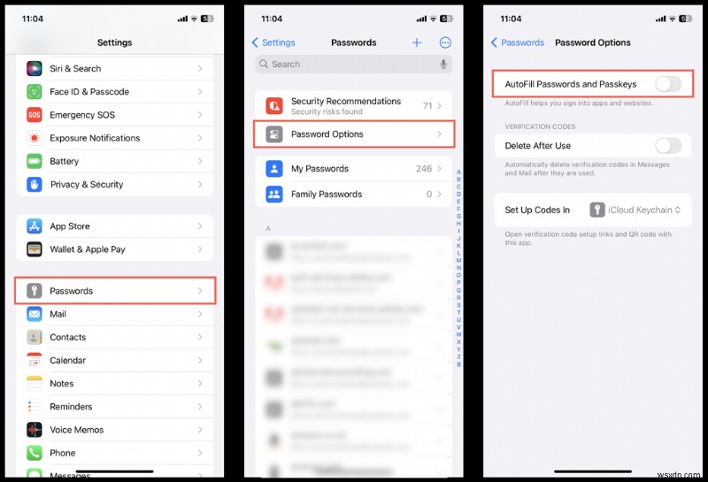 Tắt gợi ý mật khẩu iPhone:Hướng dẫn từng bước 