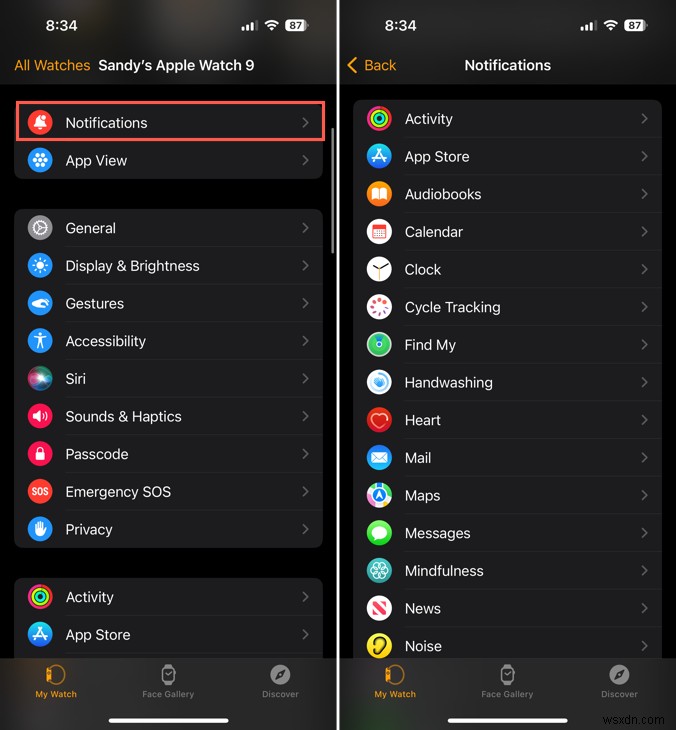 Bật cảnh báo chỉ rung trên Apple Watch của bạn 