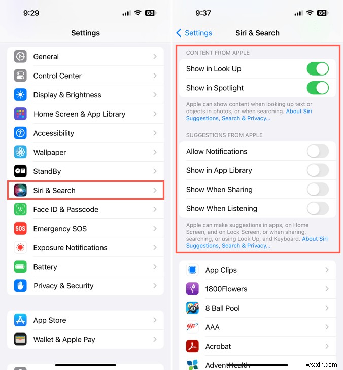 Cách tắt đề xuất của Siri trên iPhone và Mac – Hướng dẫn từng bước 