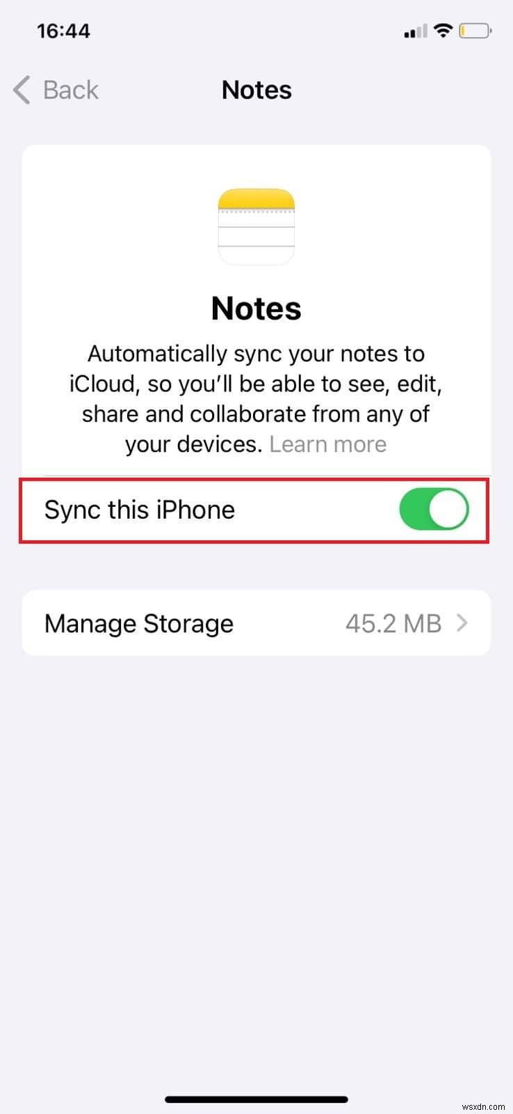 Giải quyết lỗi  Không thể bắt đầu cộng tác  trong iPhone Notes 