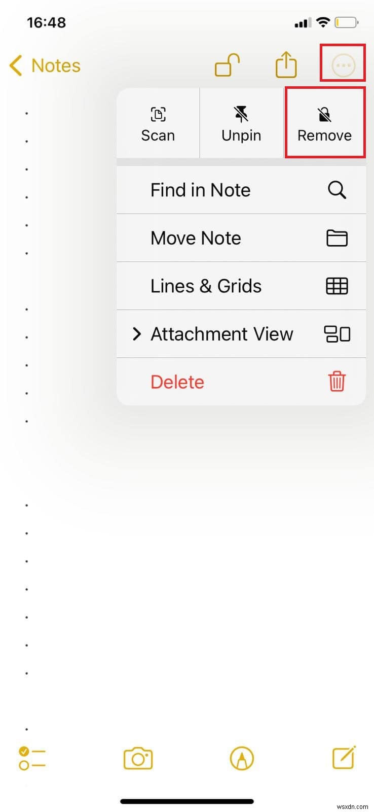 Giải quyết lỗi  Không thể bắt đầu cộng tác  trong iPhone Notes 