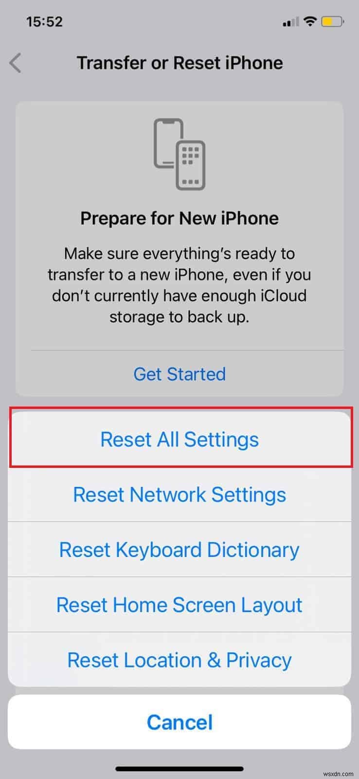Giải quyết lỗi  Không thể bắt đầu cộng tác  trong iPhone Notes 