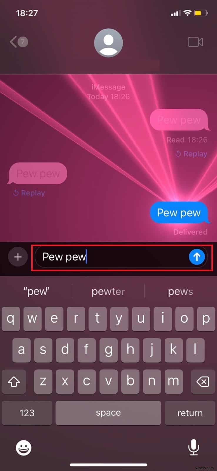 Thủ thuật iMessage hàng đầu:Tạo “Pew Pew” và các hiệu ứng ấn tượng khác trên iPhone của bạn 