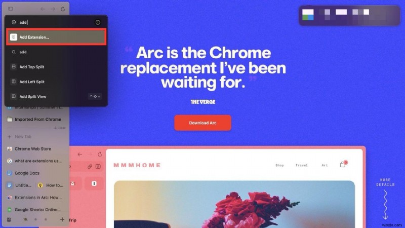 Cài đặt và quản lý tiện ích mở rộng trình duyệt Arc trên macOS:Hướng dẫn từng bước 