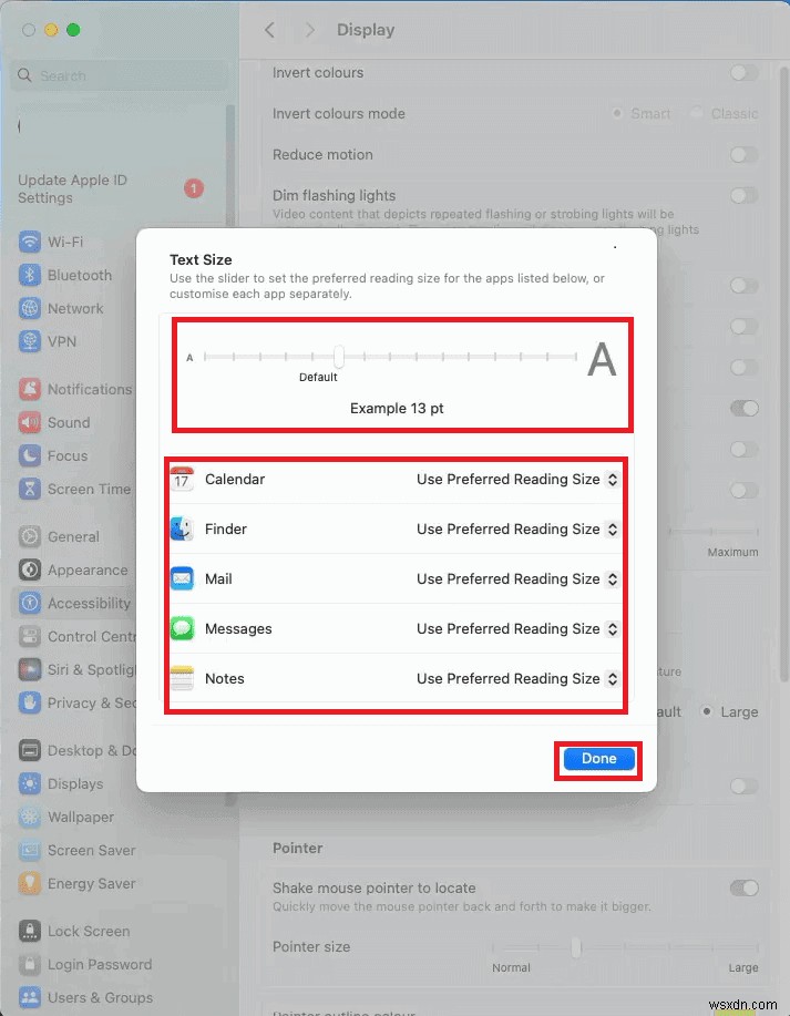Điều chỉnh kích thước văn bản trên mỗi ứng dụng trên iPhone và macOS Sonoma:Hướng dẫn từng bước 