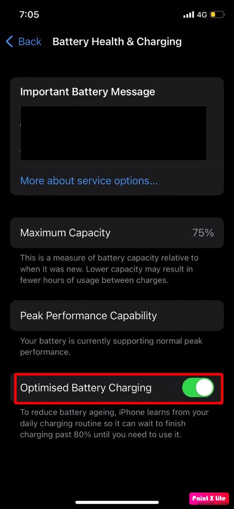 Khắc phục sự cố sạc pin được tối ưu hóa trên iPhone:Hướng dẫn từng bước 