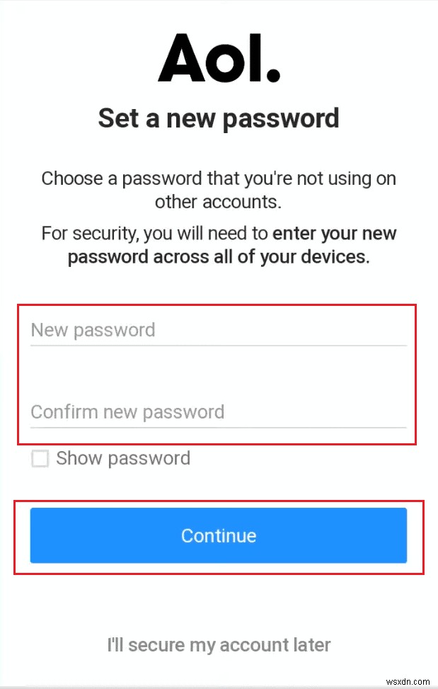 Thay đổi mật khẩu AOL của bạn trên iPhone – Hướng dẫn từng bước 