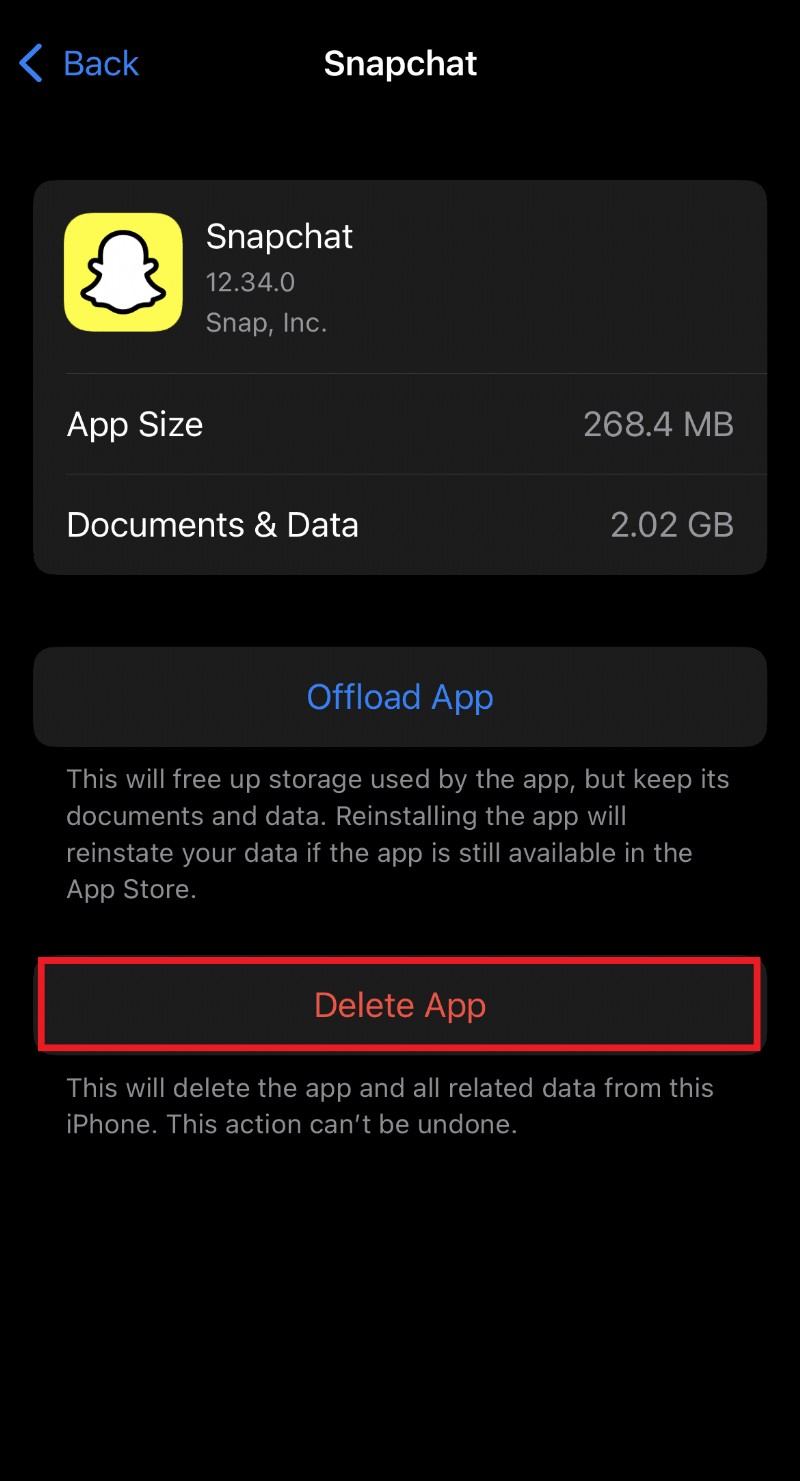Xóa dữ liệu Snapchat trên iPhone:Tăng cường hiệu suất lưu trữ và ứng dụng 