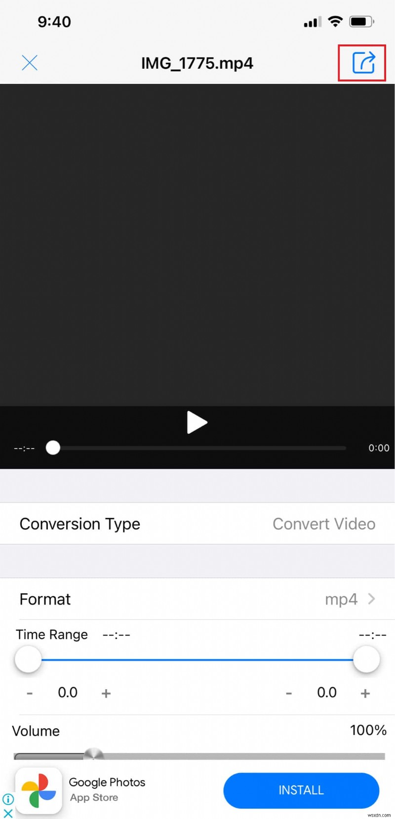 Chuyển đổi video iPhone sang MP4 nhanh chóng và an toàn 