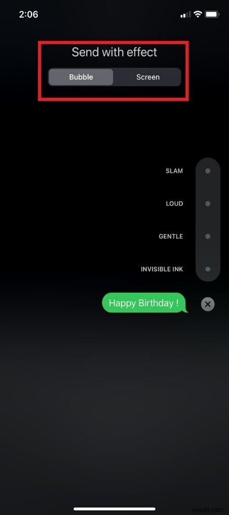 Cách sử dụng hiệu ứng nhẹ nhàng trên iPhone để nhắn tin được cá nhân hóa