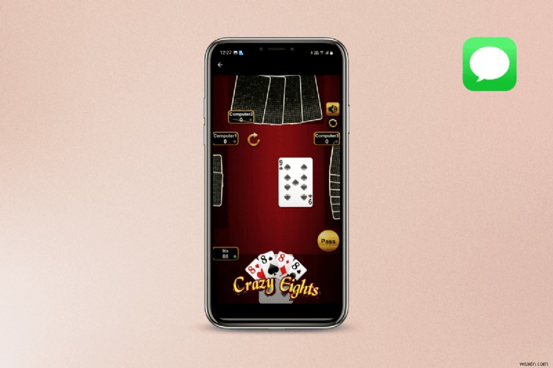 Master Crazy 8 trên iMessage:Trò chơi bài thú vị, hấp dẫn để nhắn tin với bạn bè