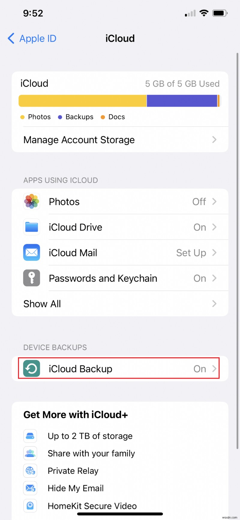 Giải quyết lỗi lưu trữ Zero KB trên iPhone của bạn 
