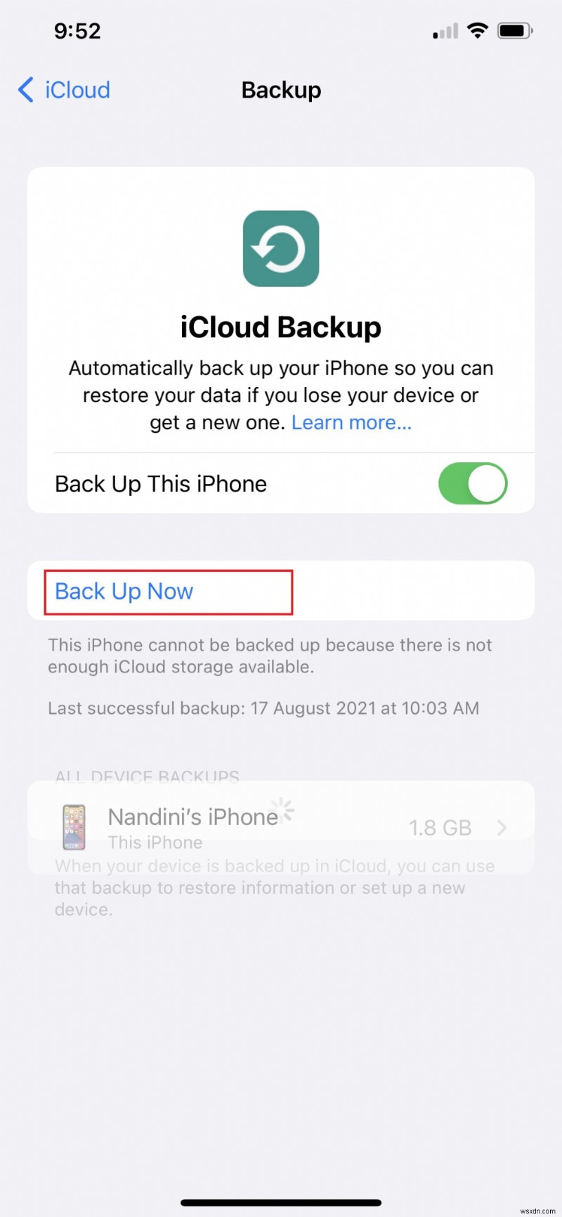 Giải quyết lỗi lưu trữ Zero KB trên iPhone của bạn 