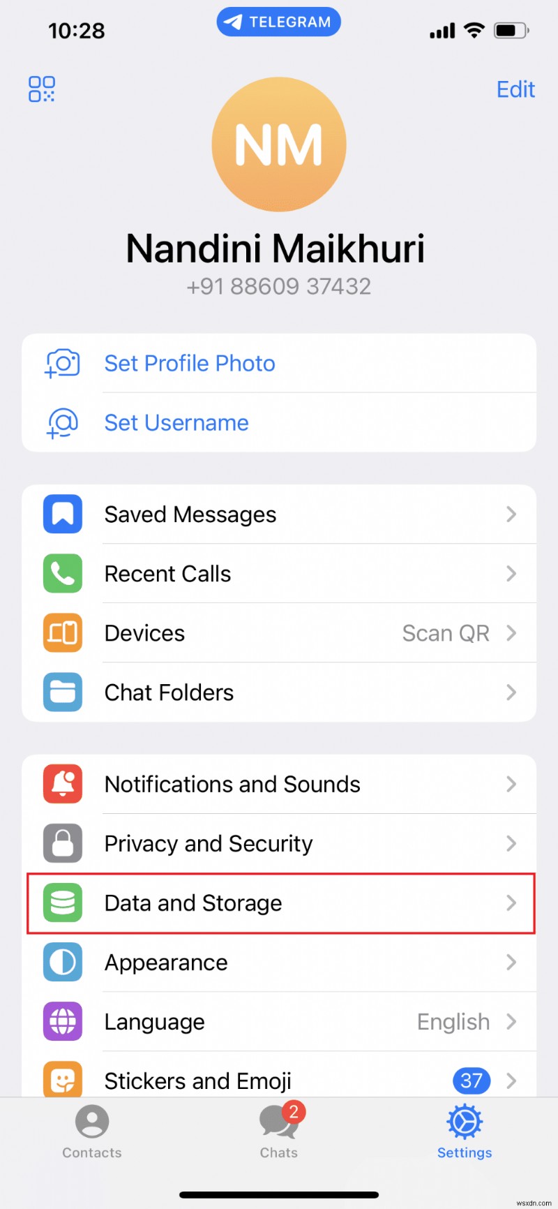 Xóa tệp và dữ liệu Telegram trên iPhone:Hướng dẫn từng bước 