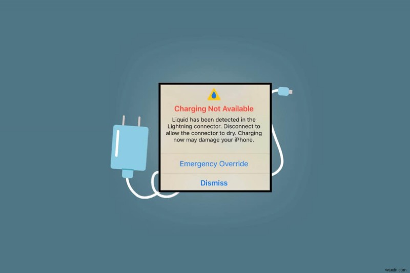 Làm khô cổng Lightning iPhone của bạn một cách an toàn sau khi có cảnh báo phát hiện chất lỏng