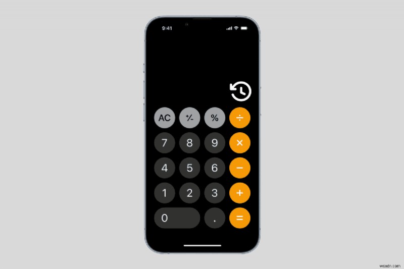 Xem nhanh lịch sử máy tính iPhone của bạn