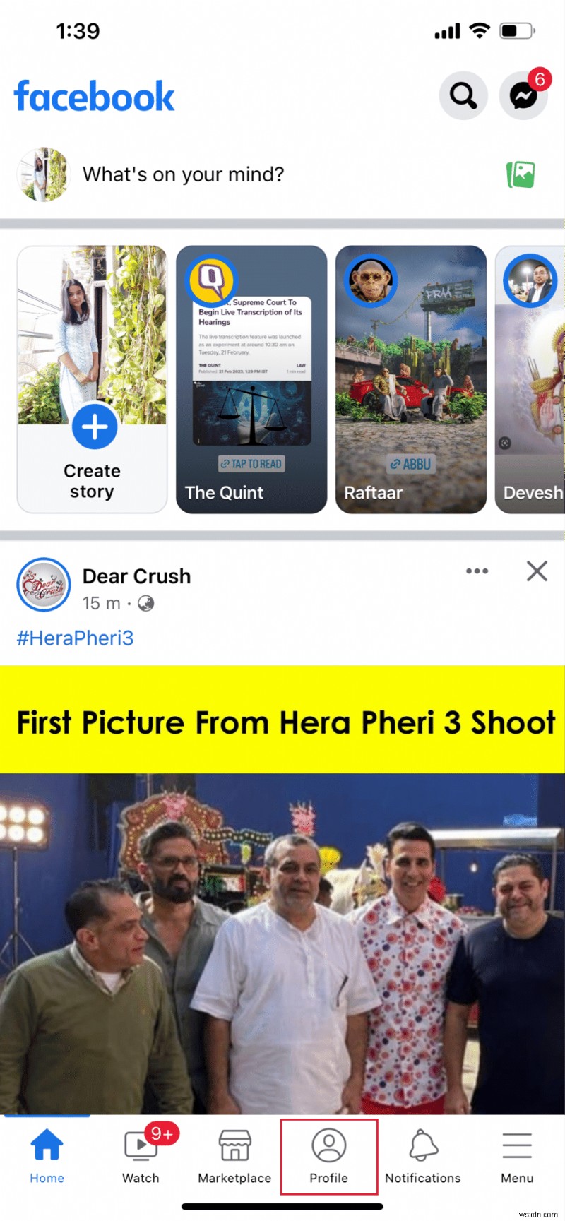 Từng bước:Xóa khung khỏi ảnh đại diện Facebook của bạn trên iPhone 