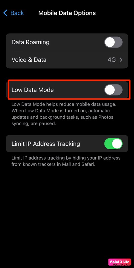 Cách tắt Chế độ dữ liệu thấp trên iPhone của bạn 