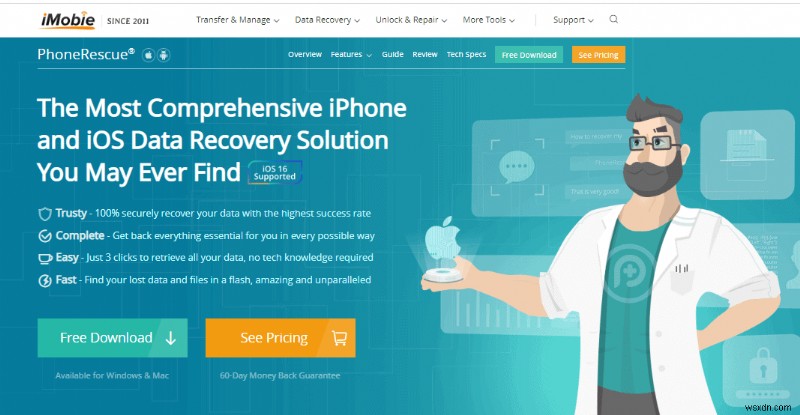 19 ứng dụng khôi phục ảnh iPhone hàng đầu:Khôi phục hình ảnh bị mất nhanh chóng 