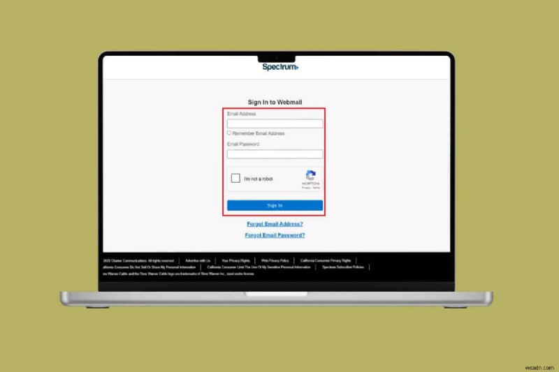 Hướng dẫn từng bước để truy cập email Spectrum của bạn