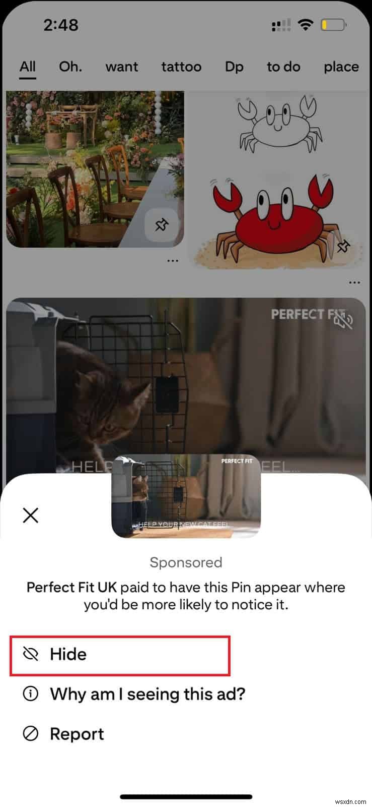 Chặn quảng cáo Pinterest:Các bước nhanh chóng và dễ dàng để làm sạch nguồn cấp dữ liệu ứng dụng của bạn