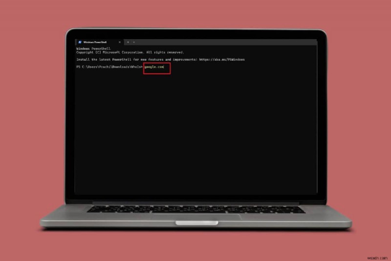 Thực hiện tra cứu WHOIS trên Windows bằng dấu nhắc lệnh 